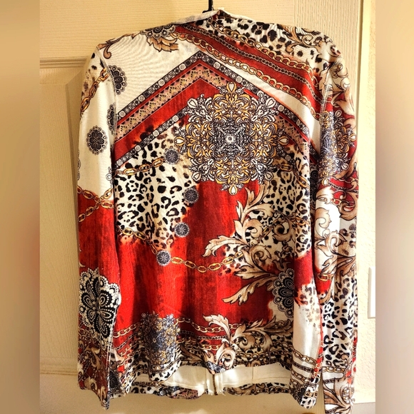 NWOT Chicos zip up sweater jacket - Picture 2 of 5